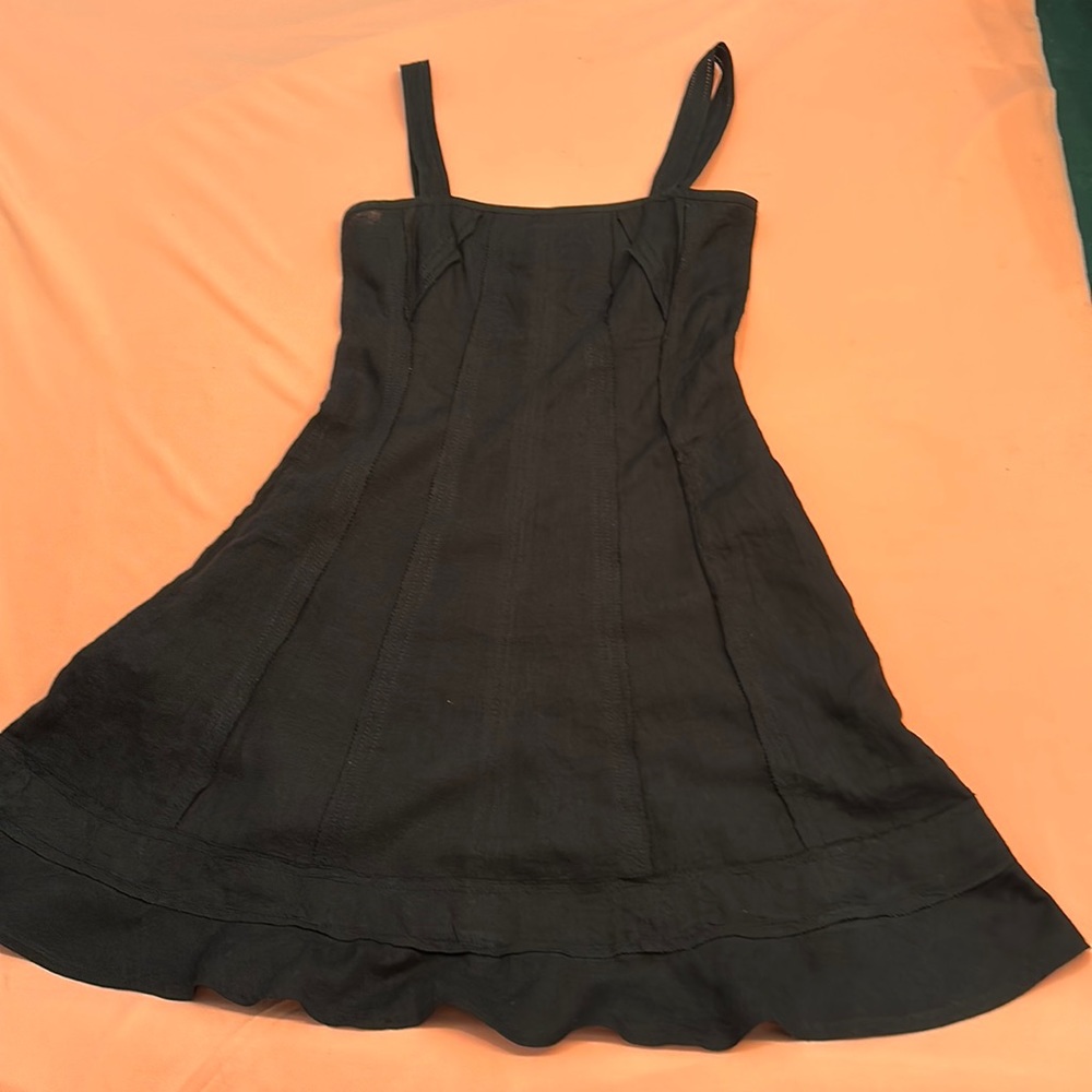 DKNY Elegant Black Sleeveless Dress
